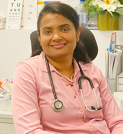 female doctor - Dr Damitha